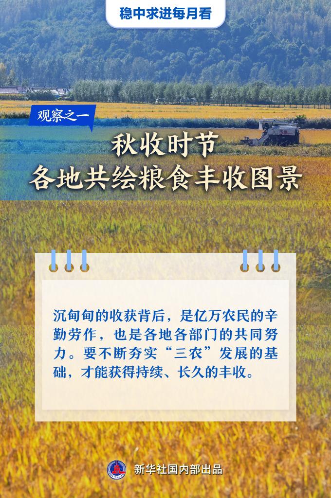 稳中求进每月看丨金秋启航势正劲——9月全国各地经济社会发展观